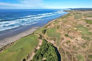 Bandon Dunes 6th Pacific 10th Aerial